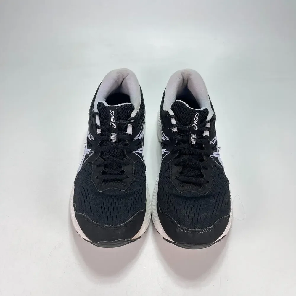 ASICS GEL-Contend 7 Black White Running Shoes 1012A911 Women's Size 11 Men's 9.5